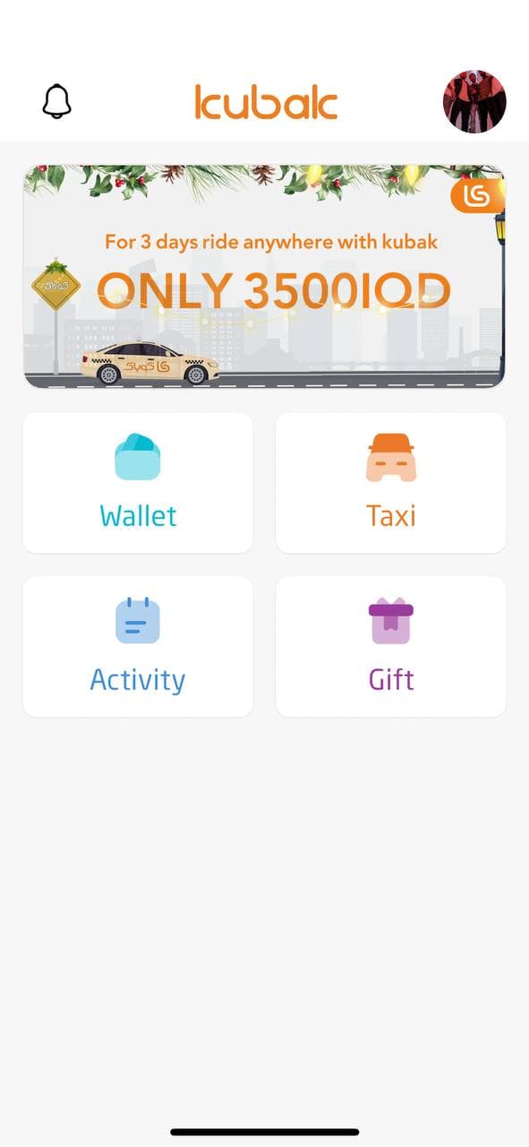 Kubak Taxi app